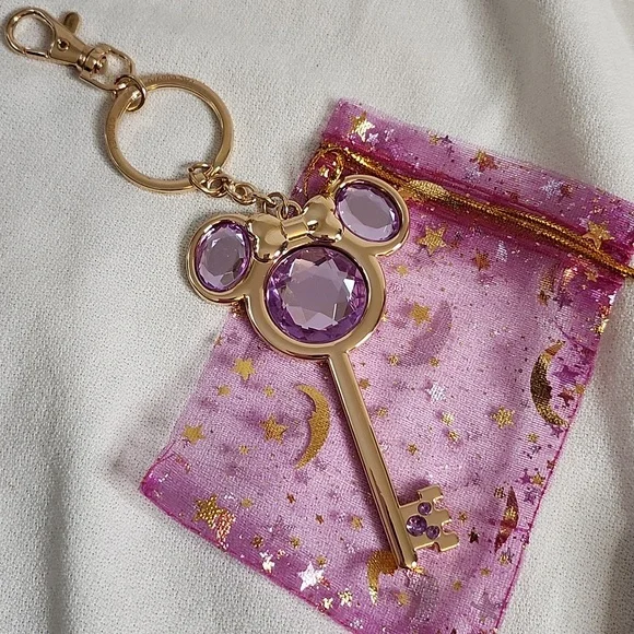 Disney 2024  Snowglobe Ears, Loungefly Stitch Wallet &  Jewel Keychain Key - Picture 7 of 17